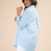 Lorida White Stripe Blouse