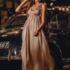 169-612x875 TIFFINI BROWN GOLD DRESS