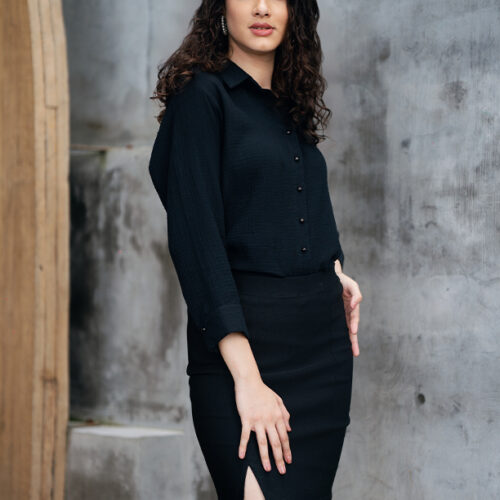 52-612x875 Lisa Black Shirt Blouse