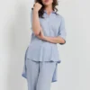 EffortlessWebSizeArtboard11_0156fb7c-7716-49aa-9464-a99d568fe7b0 High Low Button Down Blouse
