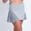 Side mesh detailing tennis skirt