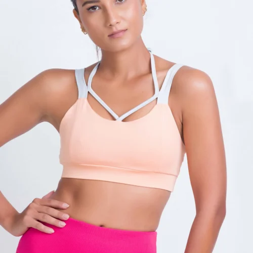 IND0123Y67_ORG_3 Two tone sport bra