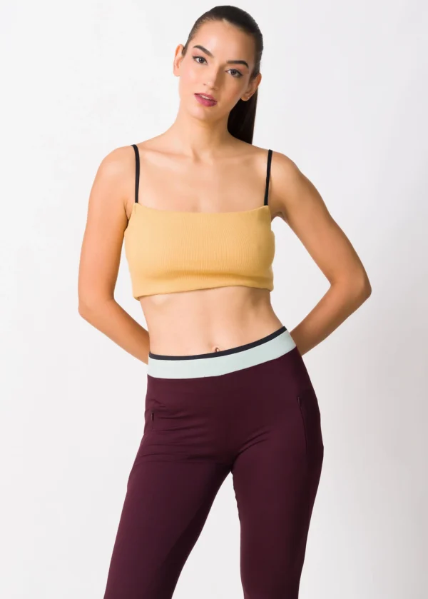 IND0422A36_YEL_1 Skinny Top