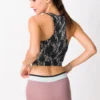IND0722J48_PRP_5 Basic Sports Crop Top