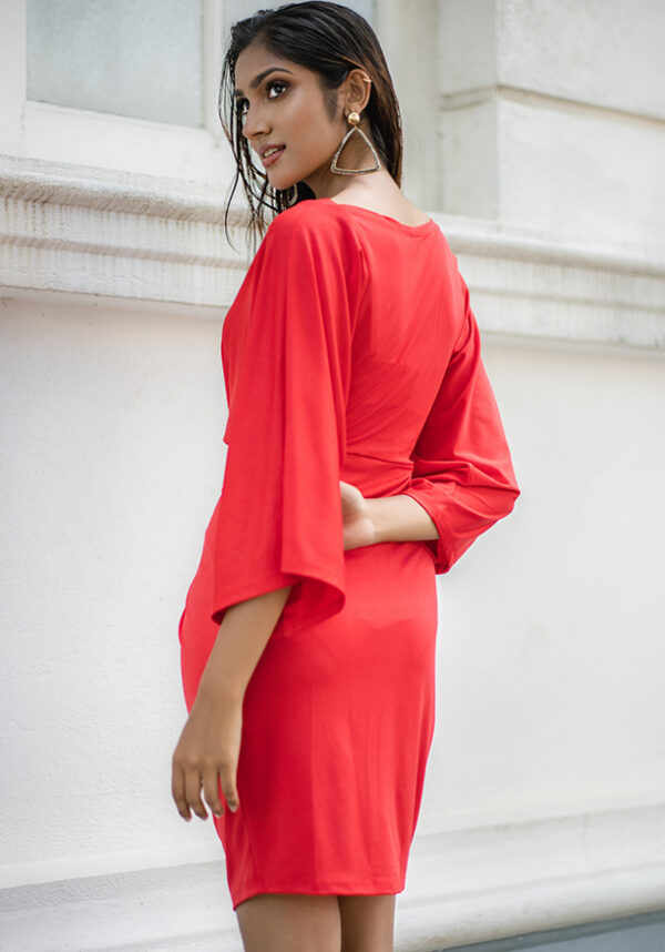 NILS-018002203-WEB-01-612x875 LAYNE SLEEVE RED DRESS