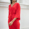 NILS-018002203-WEB-02-612x875 LAYNE SLEEVE RED DRESS