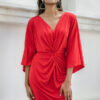 NILS-018002203-WEB-03-612x875 LAYNE SLEEVE RED DRESS