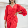 NILS-018002203-WEB-04-612x875 LAYNE SLEEVE RED DRESS