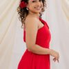 LARA ONE SHOULDER RED DRESS