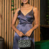 LILY FLARED DARK BLUE DRESS