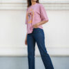 NILS-199000113-WEB-03-612x875 Tara Dark Blue Two Buttoned Bell Pant
