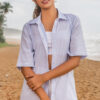 NILS-249000115-WEB-06-612x875 Amelia Short Blue/White Sleeve Shirt