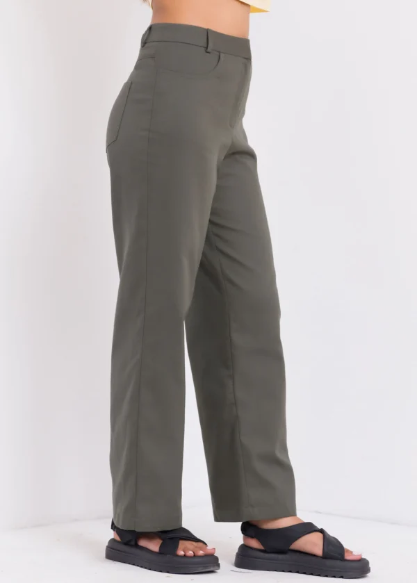O2 Straight Leg High Waist Pant