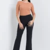 Three Quarter Sleeve Blouse With Round Neck