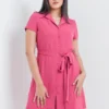WebSizeFormalArtboard2 Cuban Collar Shirt Dress